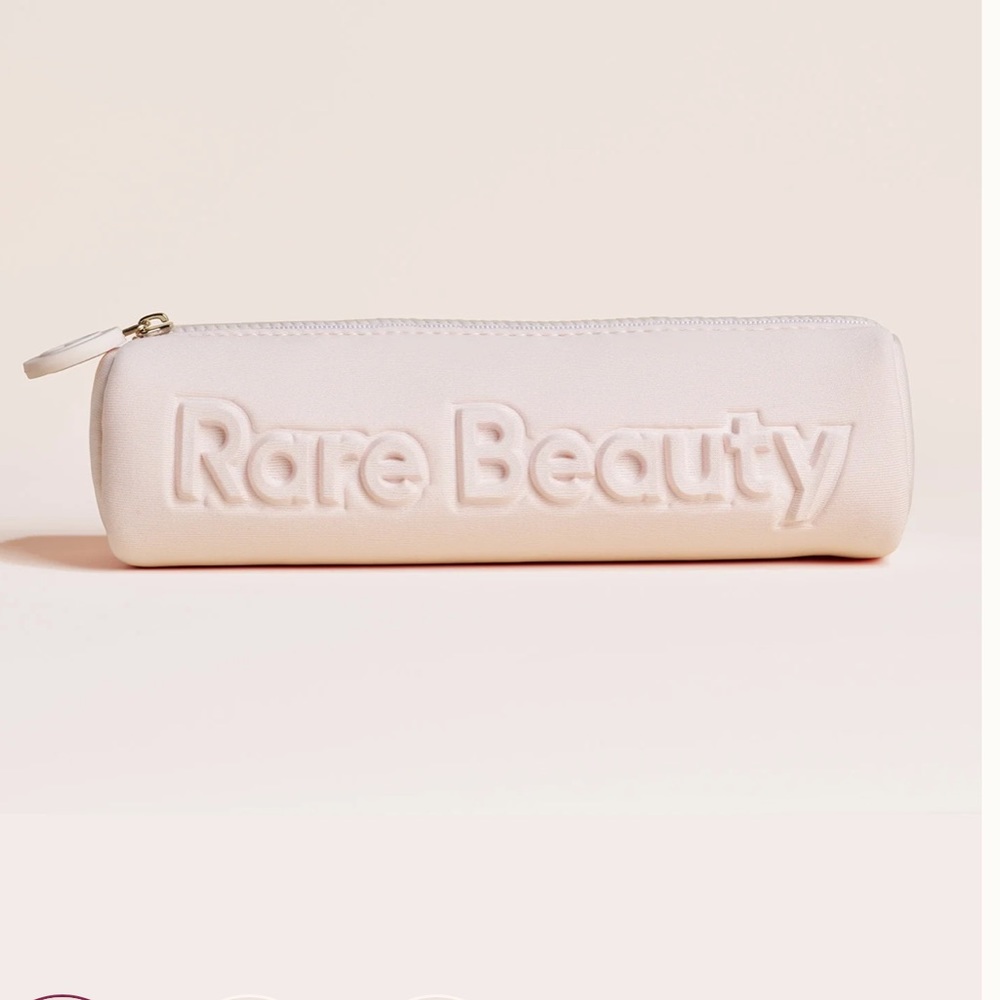 Brand new rare beauty makeup pouch
